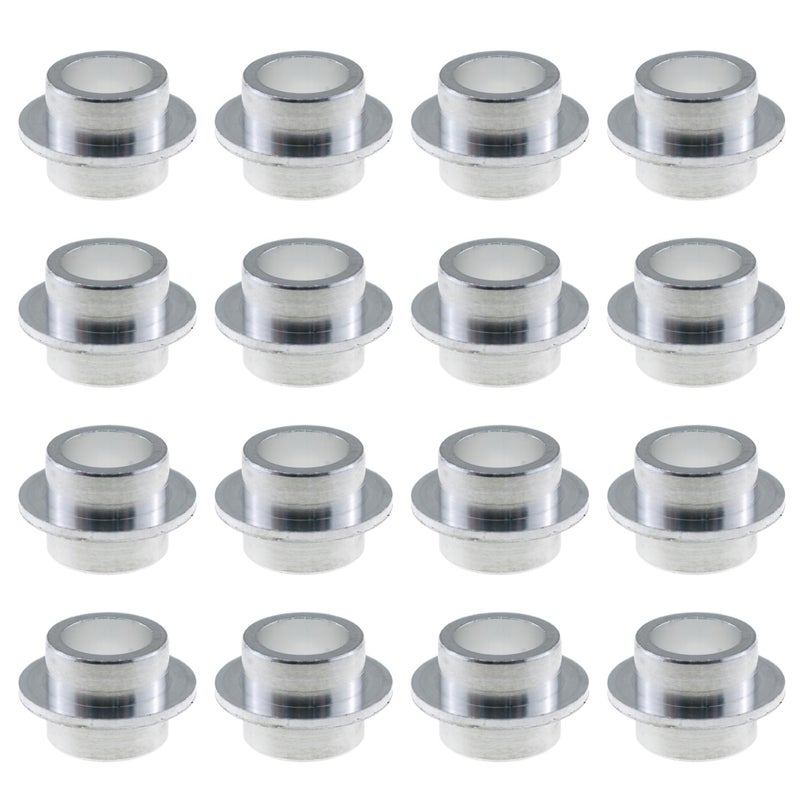 LUORNG 16PCS Roller Skate Bearing Spacer 8mm Silver Aluminium Alloy Shaft Spacer Inline Skate Bearing Spacer Accessories for Skateboard Skate Electric Scooters - Image 1